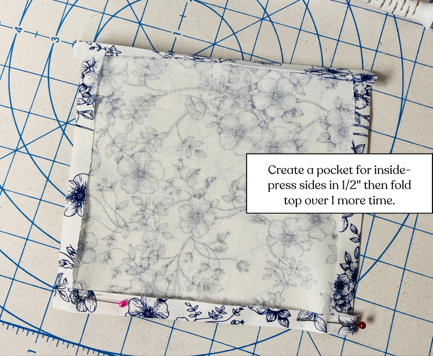creating a pocket for a tote