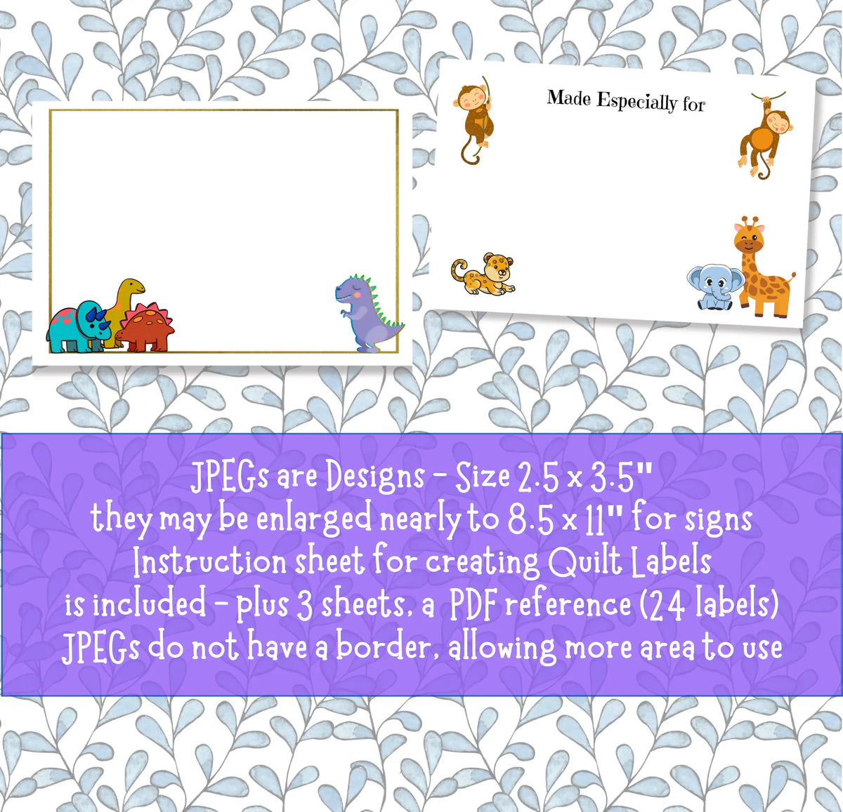 Quilt Label Designs for Toddlers, Children, and Teens - expressivequilts.com