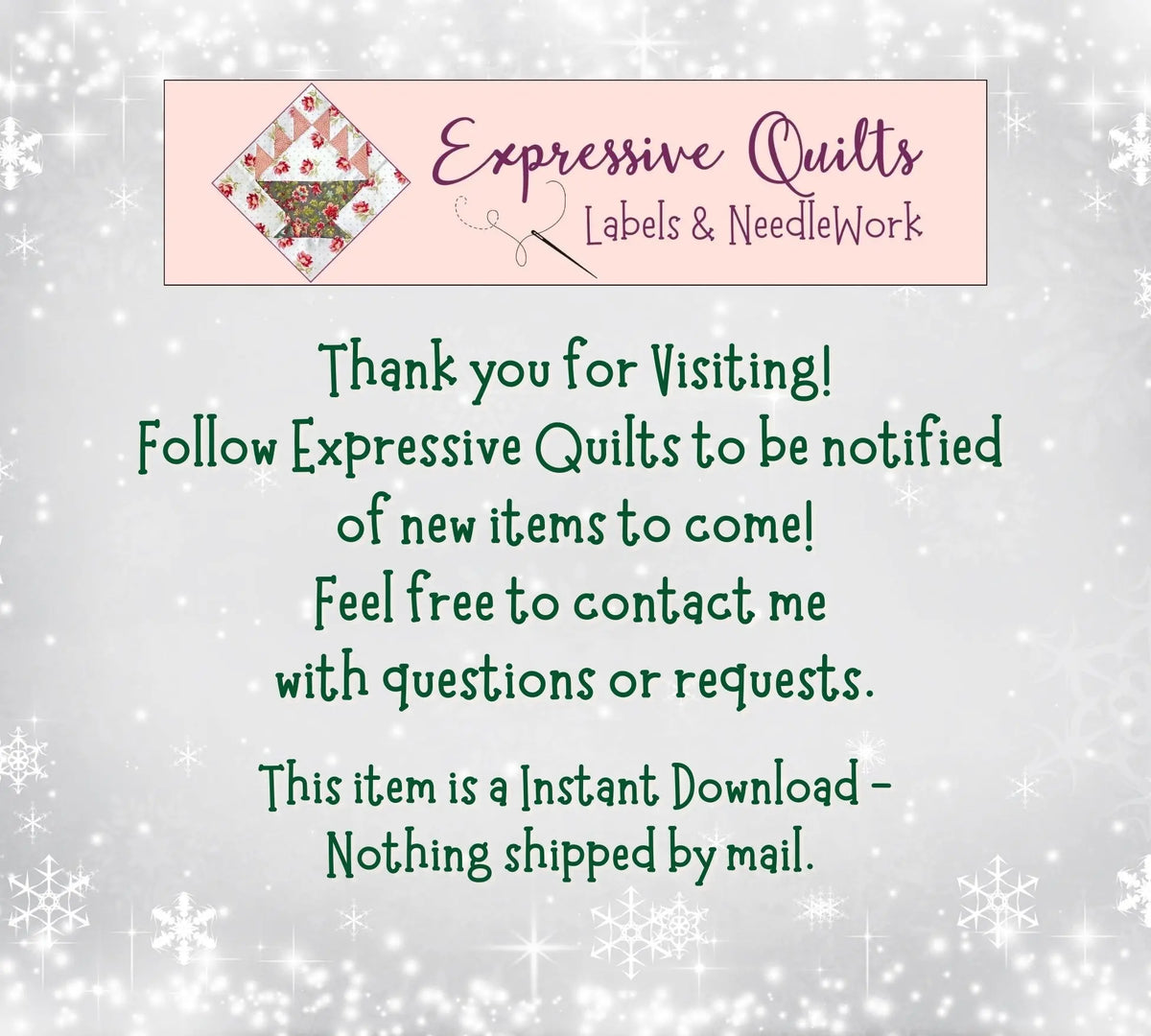 Christmas Gnome Mini Quilt - Complete Instructions, and Illustrations are included. - expressivequilts.com