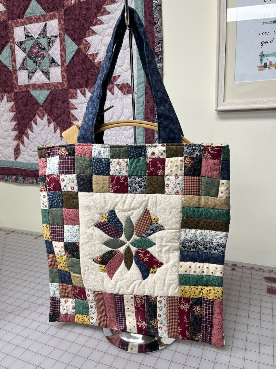 Dove Tote or Country Tulip Tote - 2 Free Patterns - Instant Download PDF