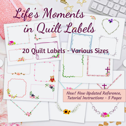 Quilt Labels Edit to print to fabric