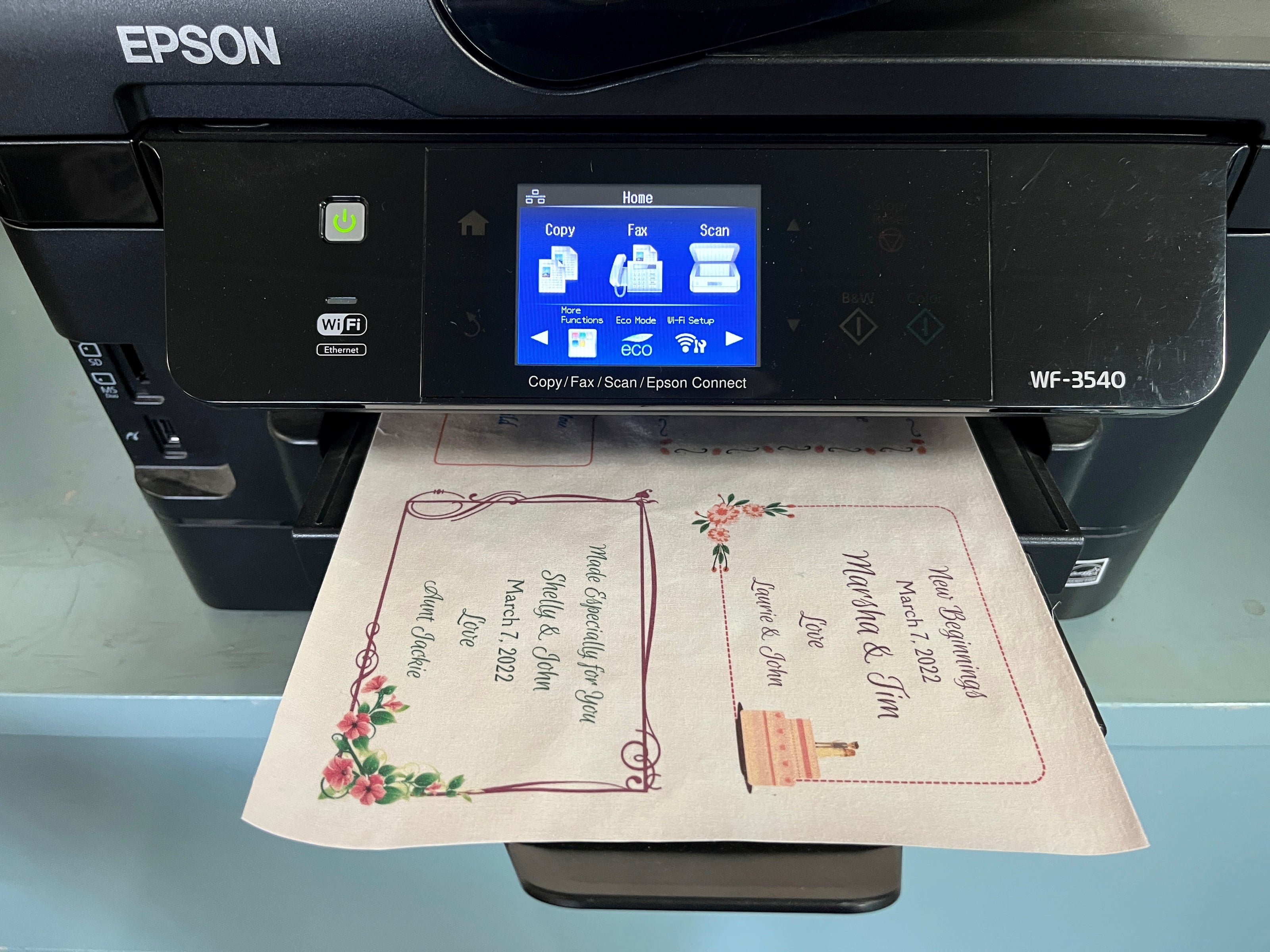 Printing Quilt Label through your Printer