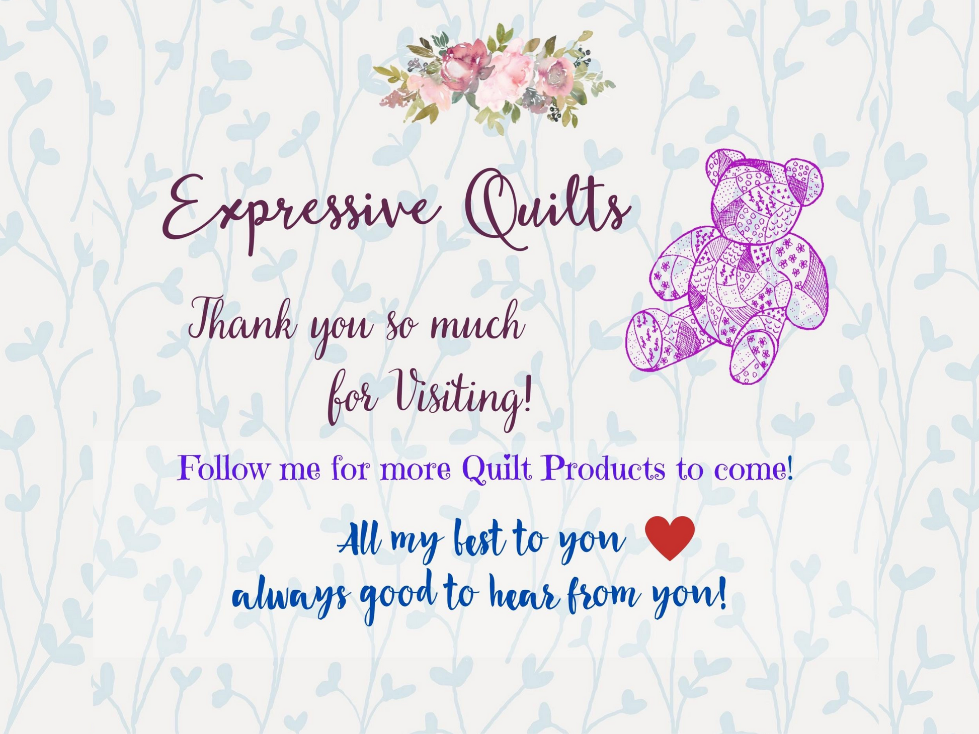 follow me on expressivequilts.com
