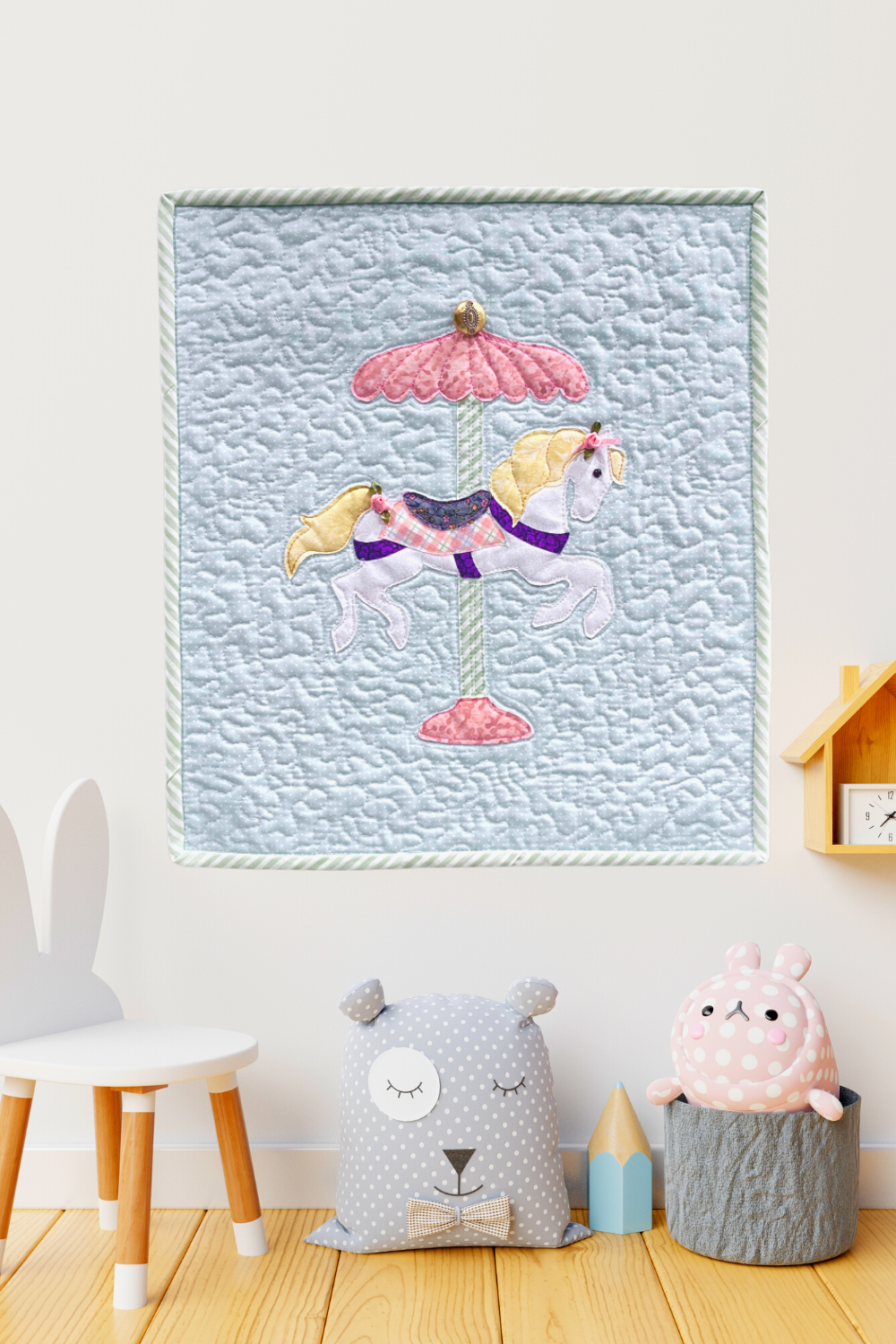 fusible applique carousel horse pdf