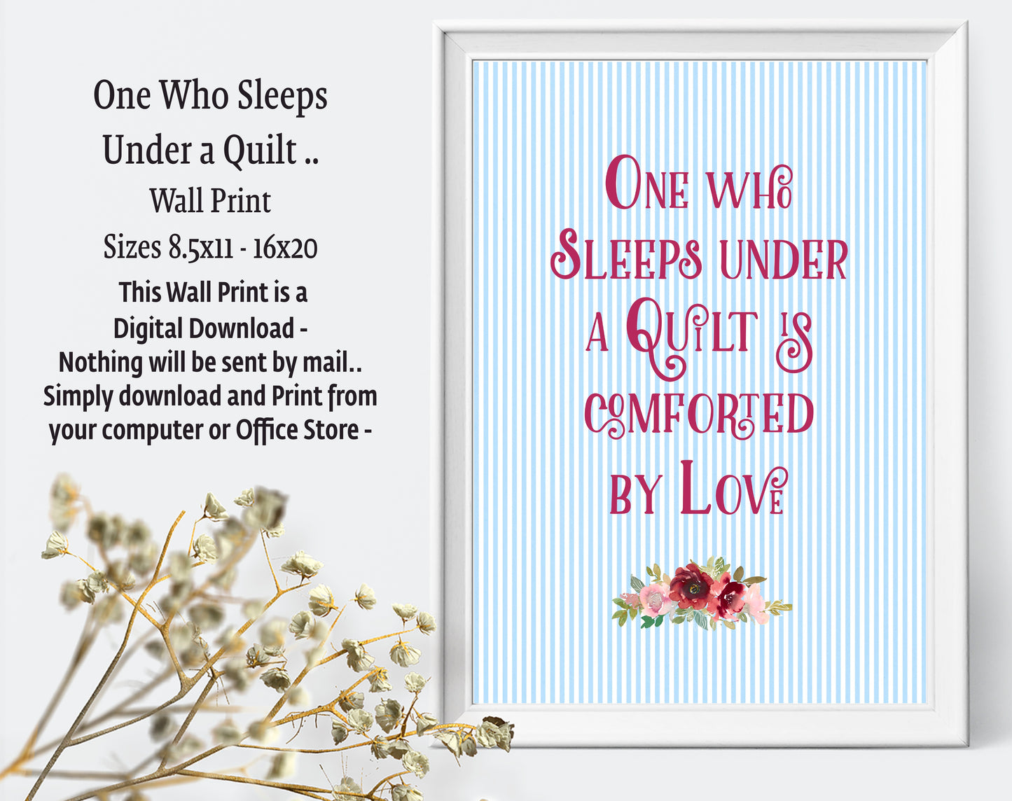 one-who-sleeps-under-a-quilt wall decor print
