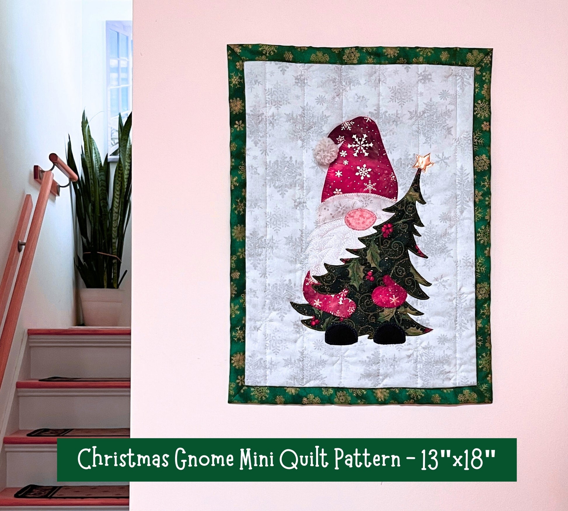 Mini Quilt Wall Hanging for Christmas