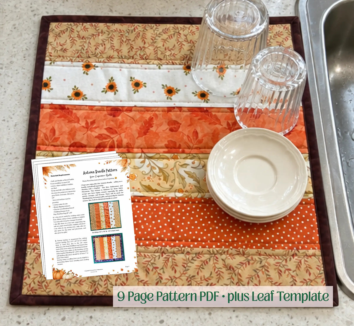 drying mat seasonal for thanksgiving, fall