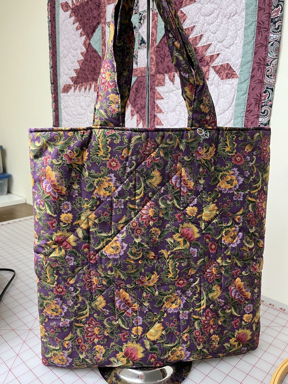 Dove Tote or Country Tulip Tote - 2 Free Patterns -  Instant Download PDF