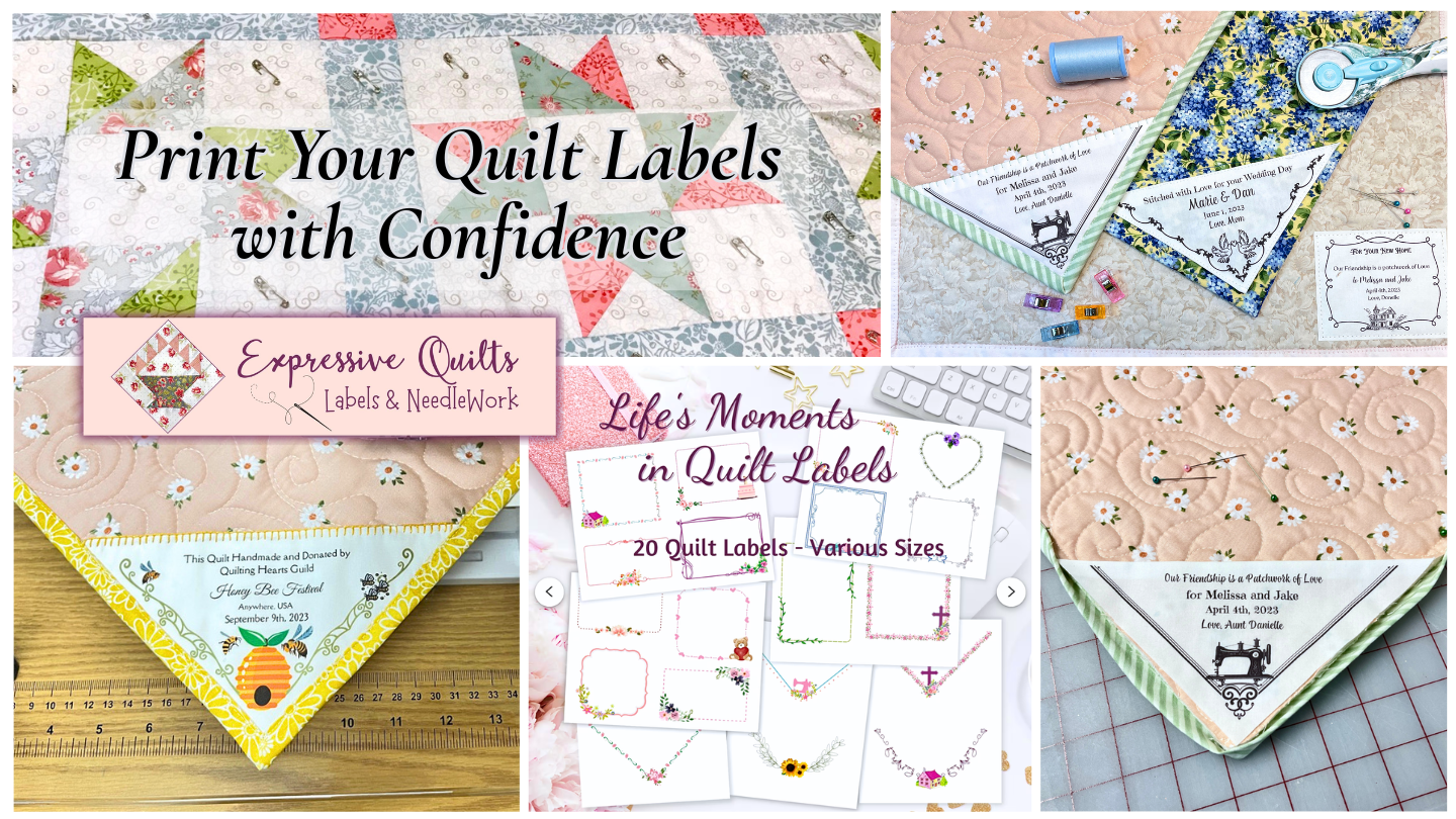 Print your Quilt Labels with Confidence