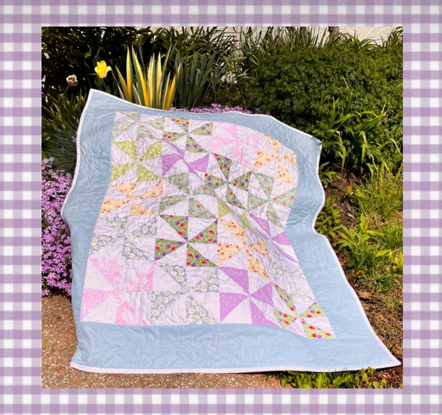 Bunny Hop Baby Quilt Pattern pic