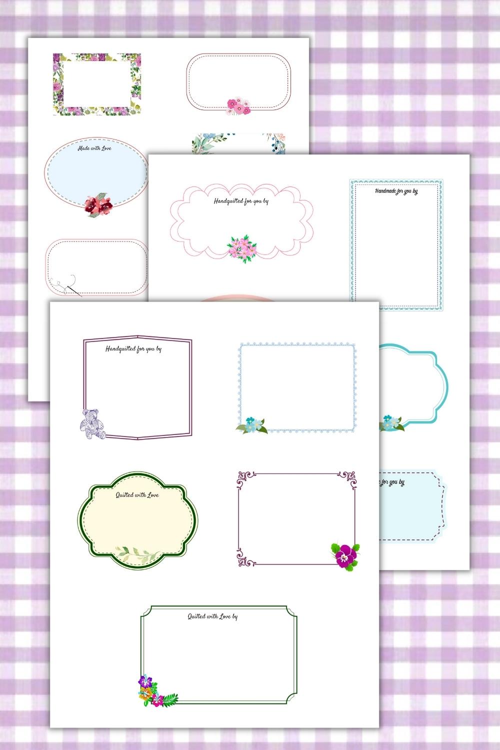 Quick Guide to Designing & Printing Quilt Labels [Sign Up Page